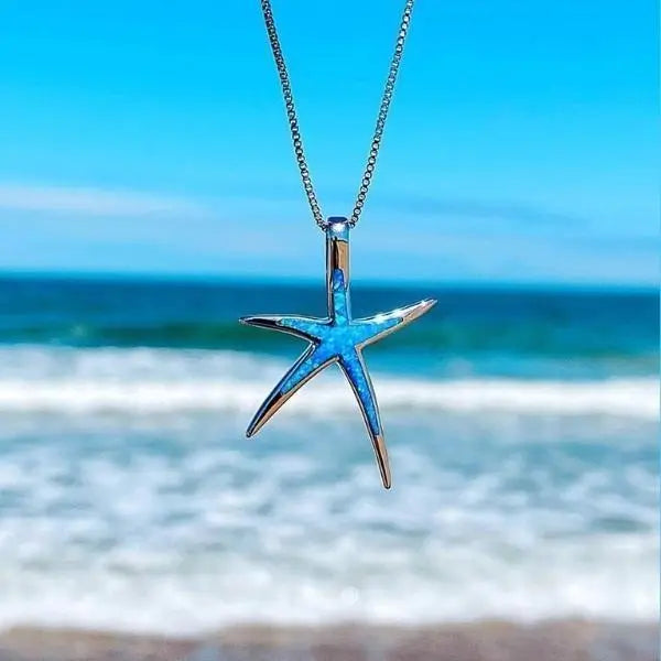 Ophelia | StarFish Charm | Silver Necklace