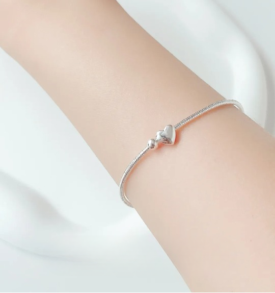 Eliana | Heartfelt Sterling Charm | Silver Bracelet