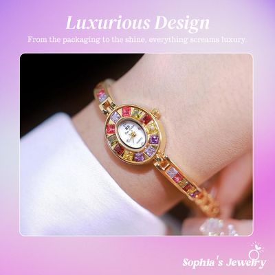 Irish | Oval Gemstone Women’s Bracelet Watch