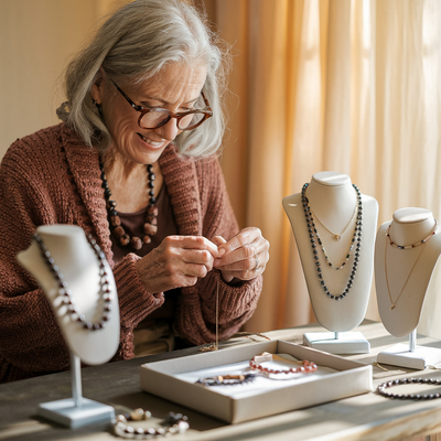 Veronica | Pear-Shaped Sparkle | Silver Jewelry Set