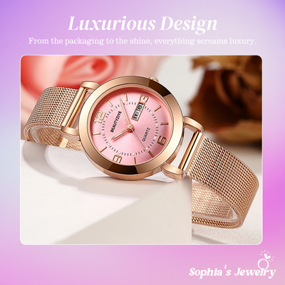 Valeria | Timeless Mesh Band Women’s Watch