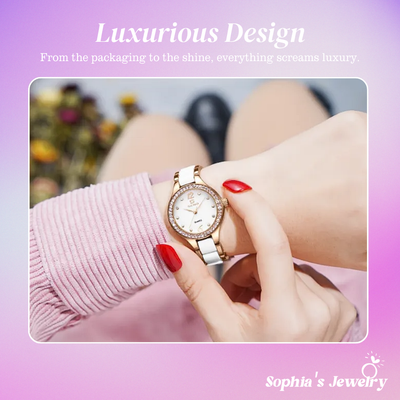 Lucia | Sparkling Accent Women’s Watch