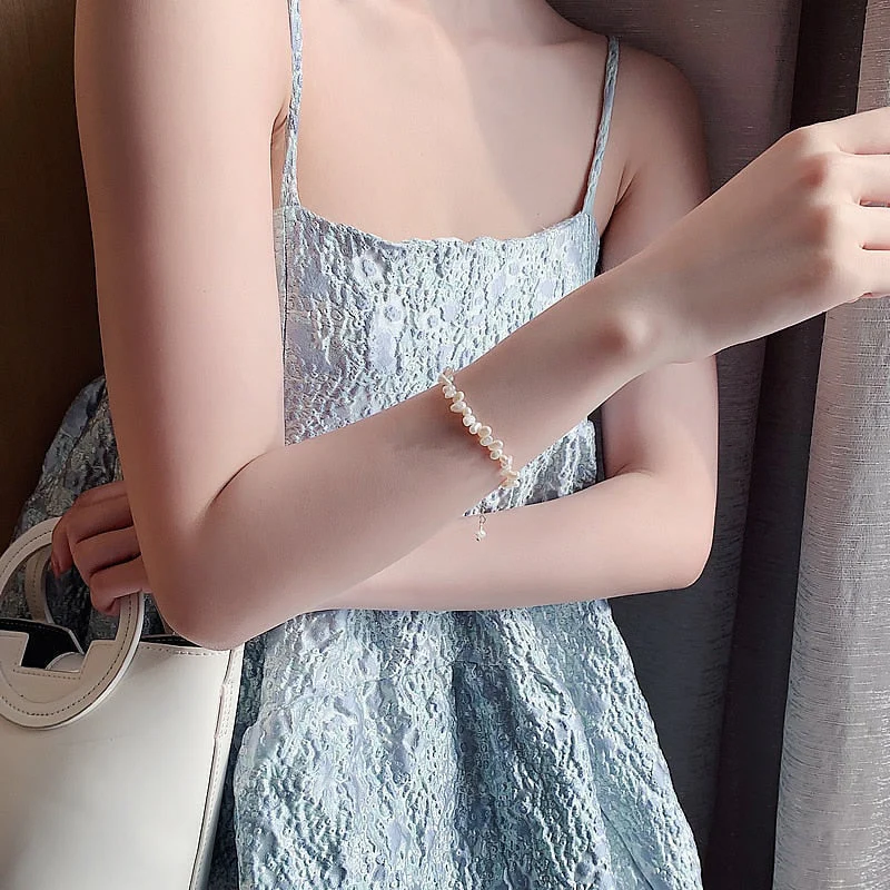 Lara | Pearl Whisper | Silver Bracelet