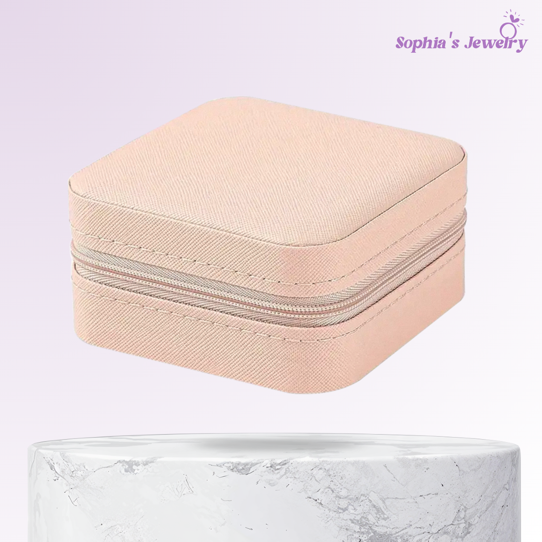 Seraphina | Velvet Elegance | Travel Jewelry Box