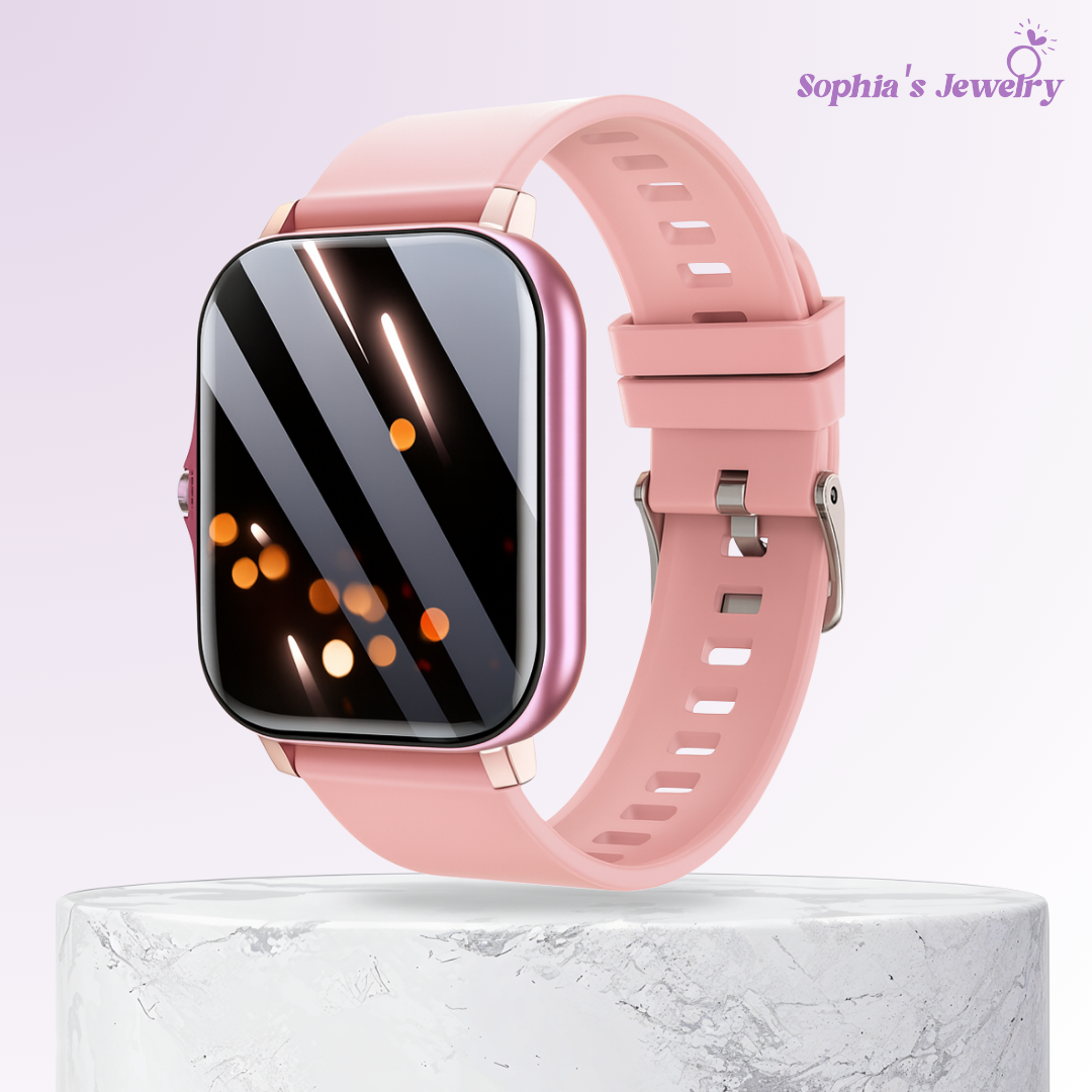 Lunara | Ultra-Thin Smartwatch with Wireless Calling & Sports Tracking