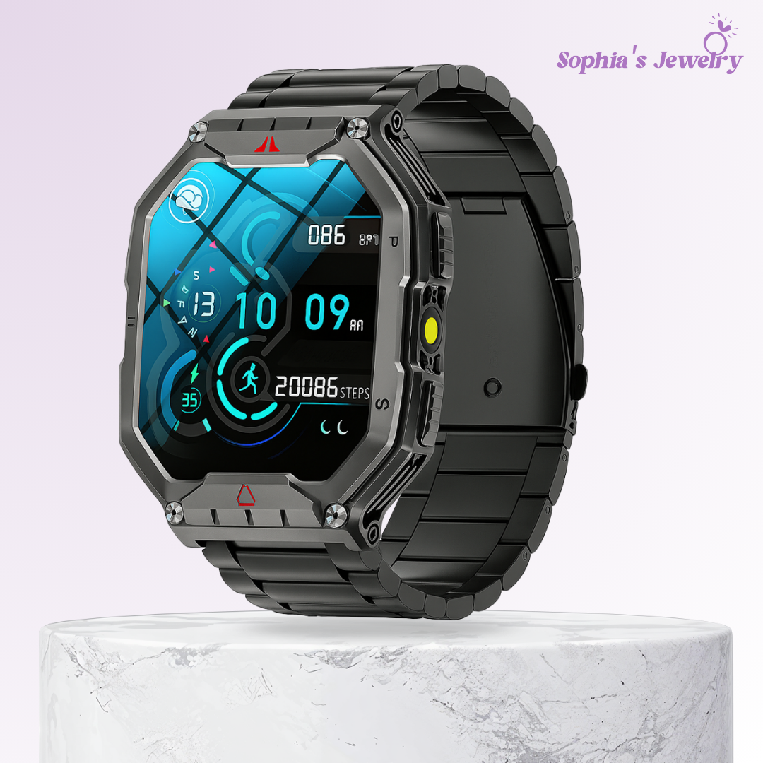 Orvella | Ultra-Bright Smartwatch with Flashlight