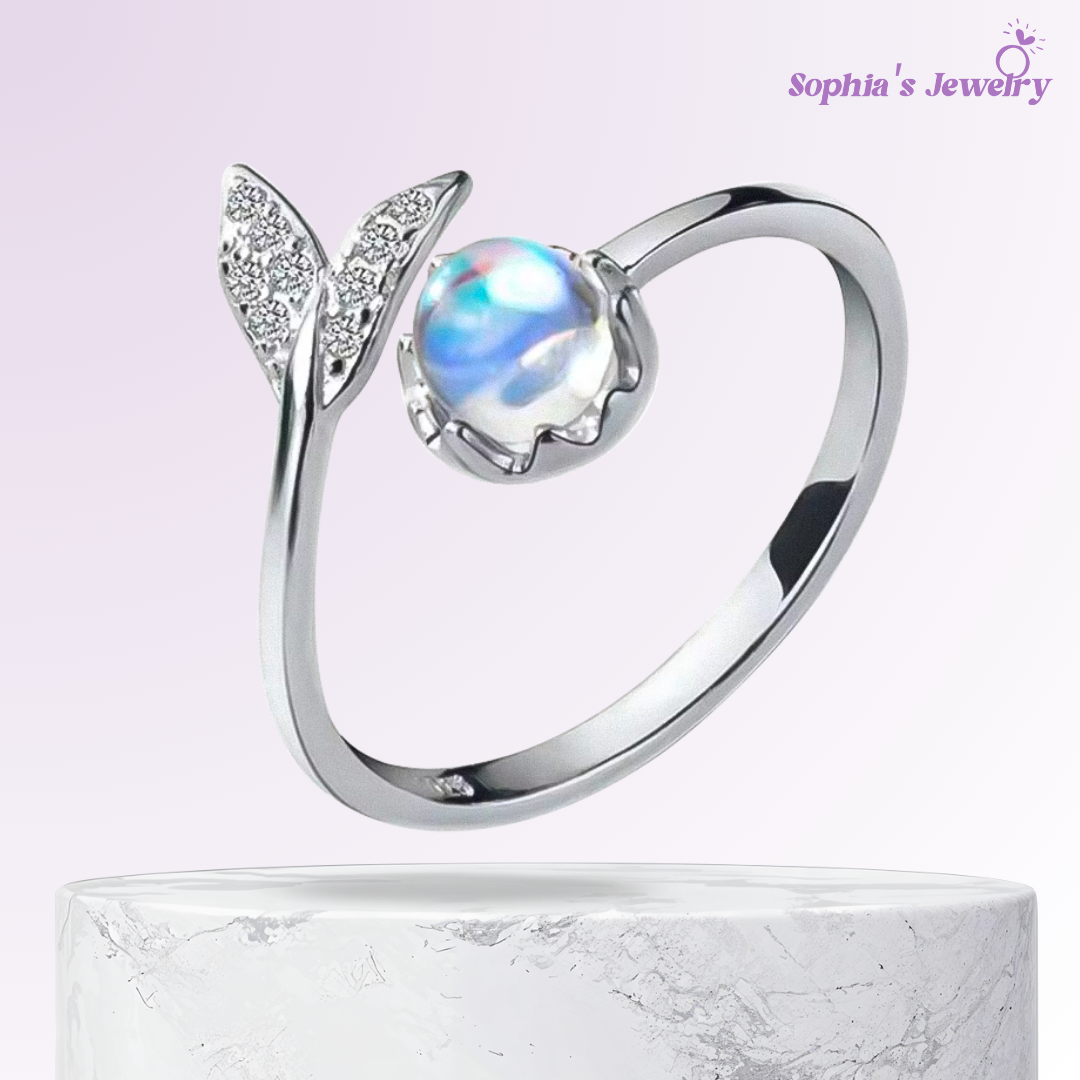 Maris | Dolphin Tail Grace |Silver Ring