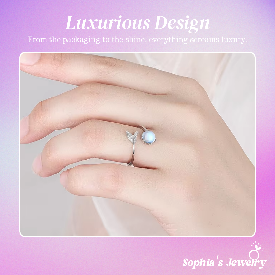 Maris | Dolphin Tail Grace |Silver Ring