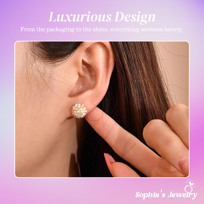 Aurelia | Subtle Pearl | Silver Earrings