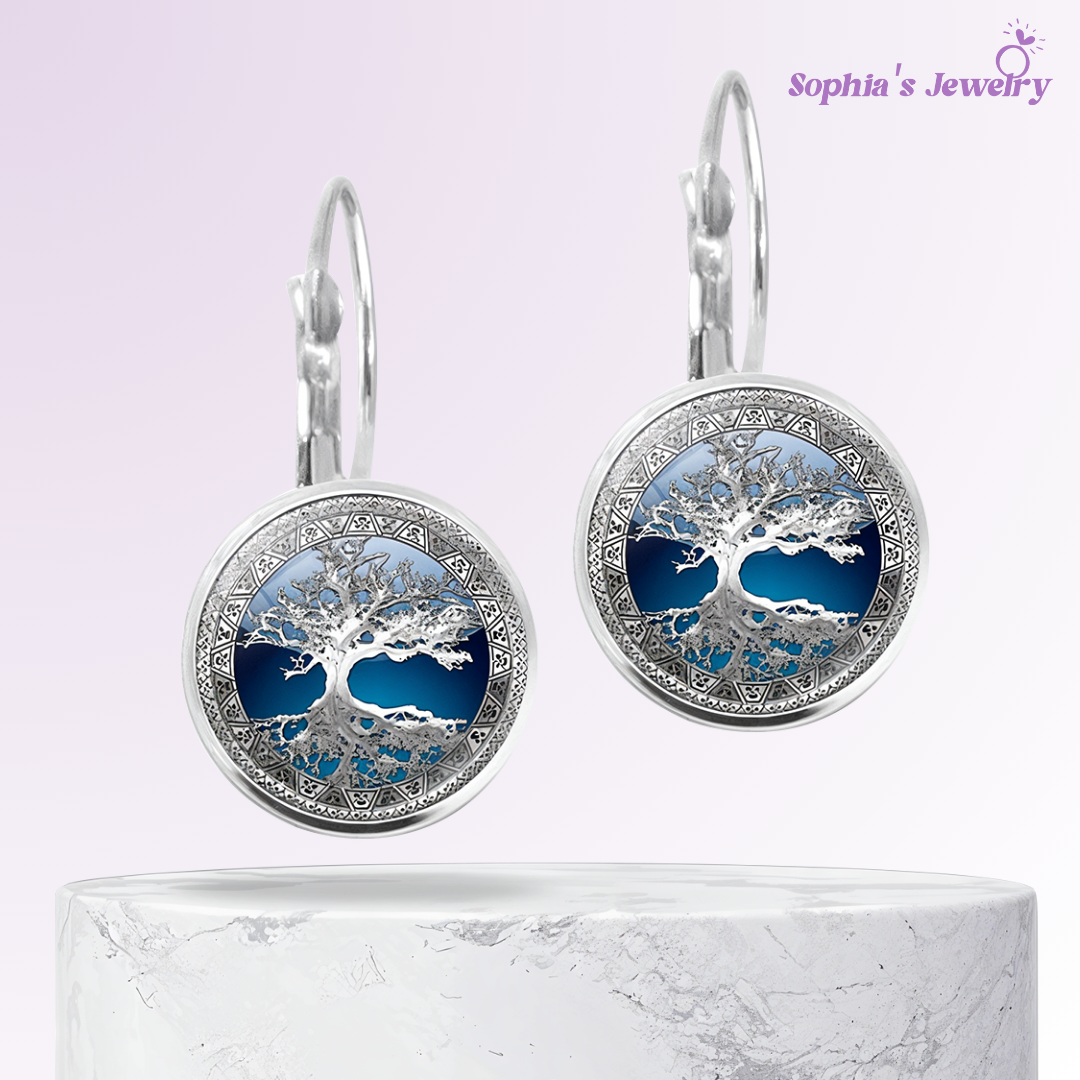 Liora | Eternal Roots | Silver Earrings
