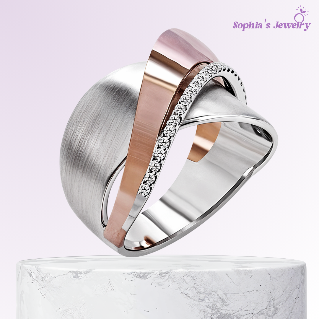 Evelyn | Eternity Vintage Zircon | Silver Ring