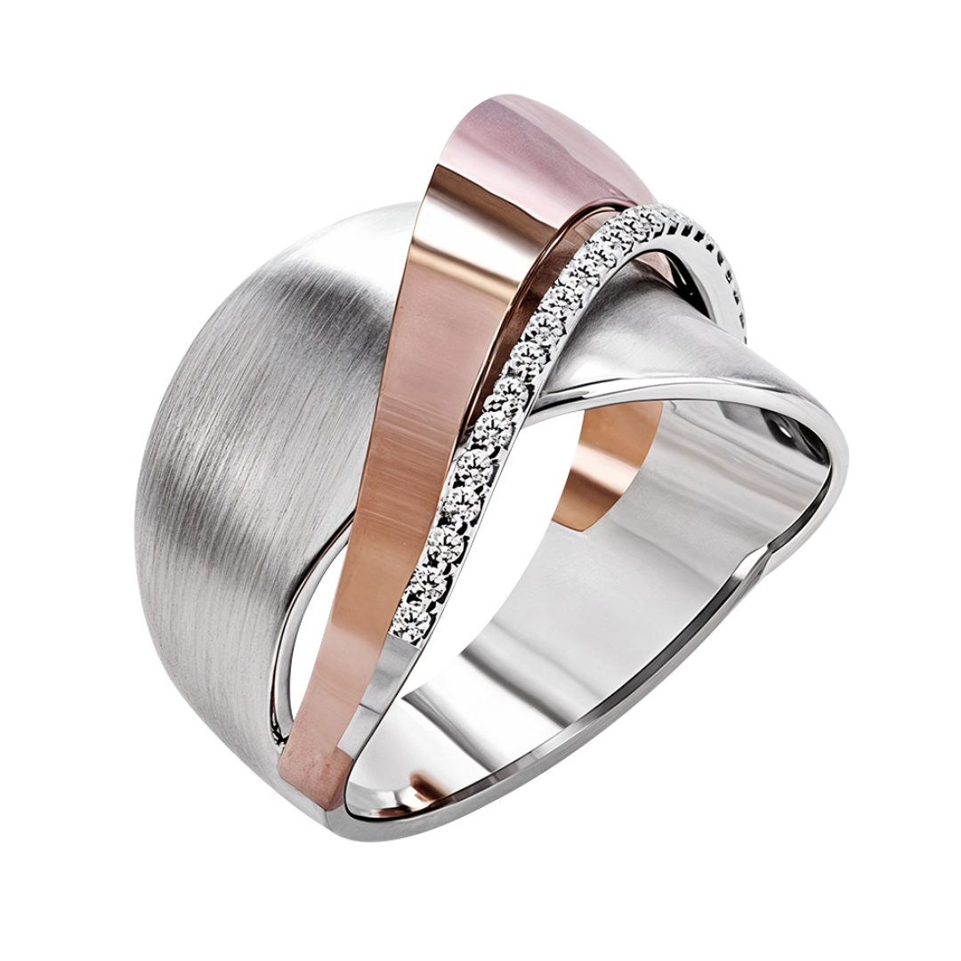 Evelyn | Eternity Vintage Zircon | Silver Ring