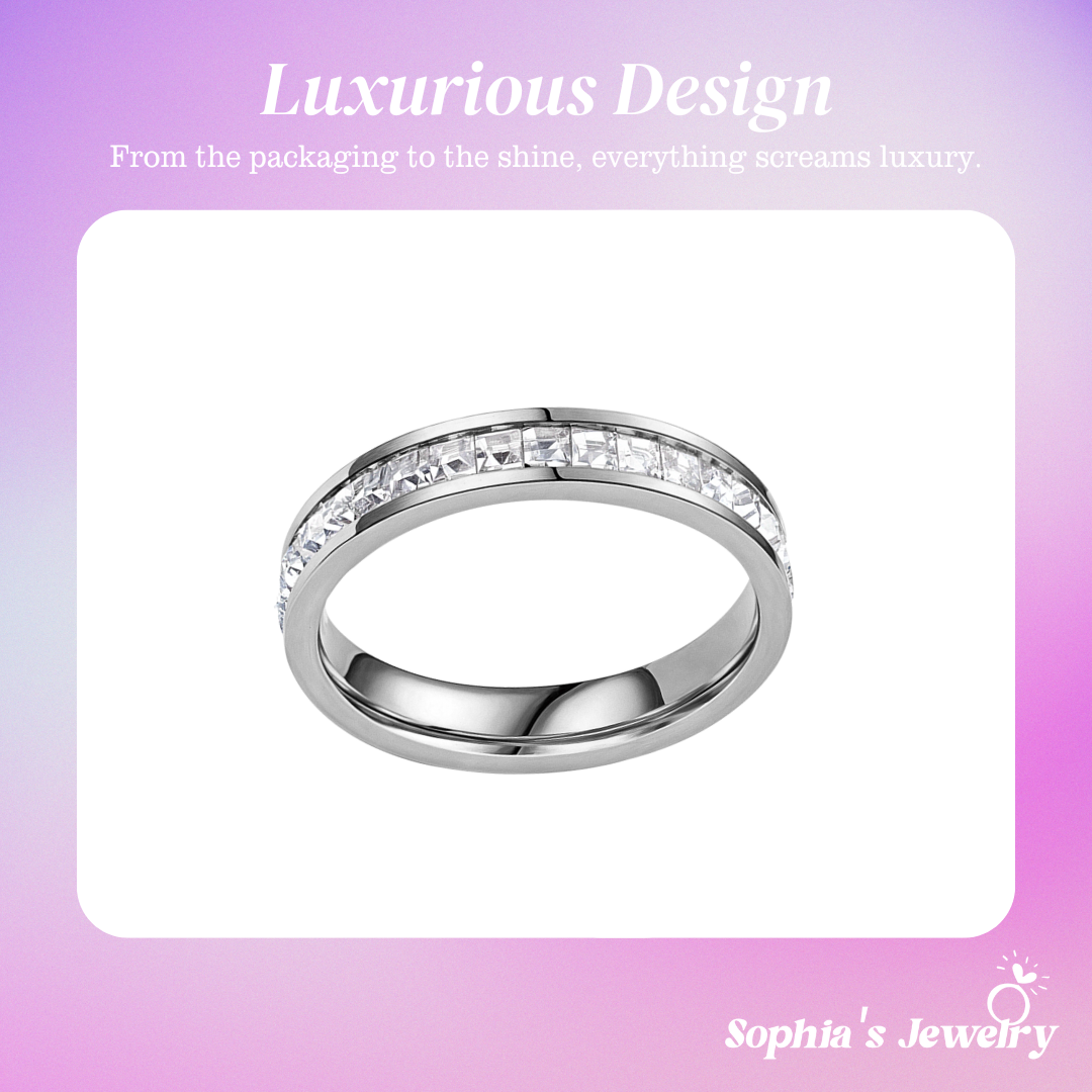 Amelia | Brilliant Spark | Silver Ring