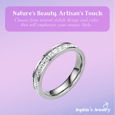 Amelia | Brilliant Spark | Silver Ring