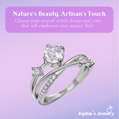 Celeste | Starry Elegance | Silver Ring