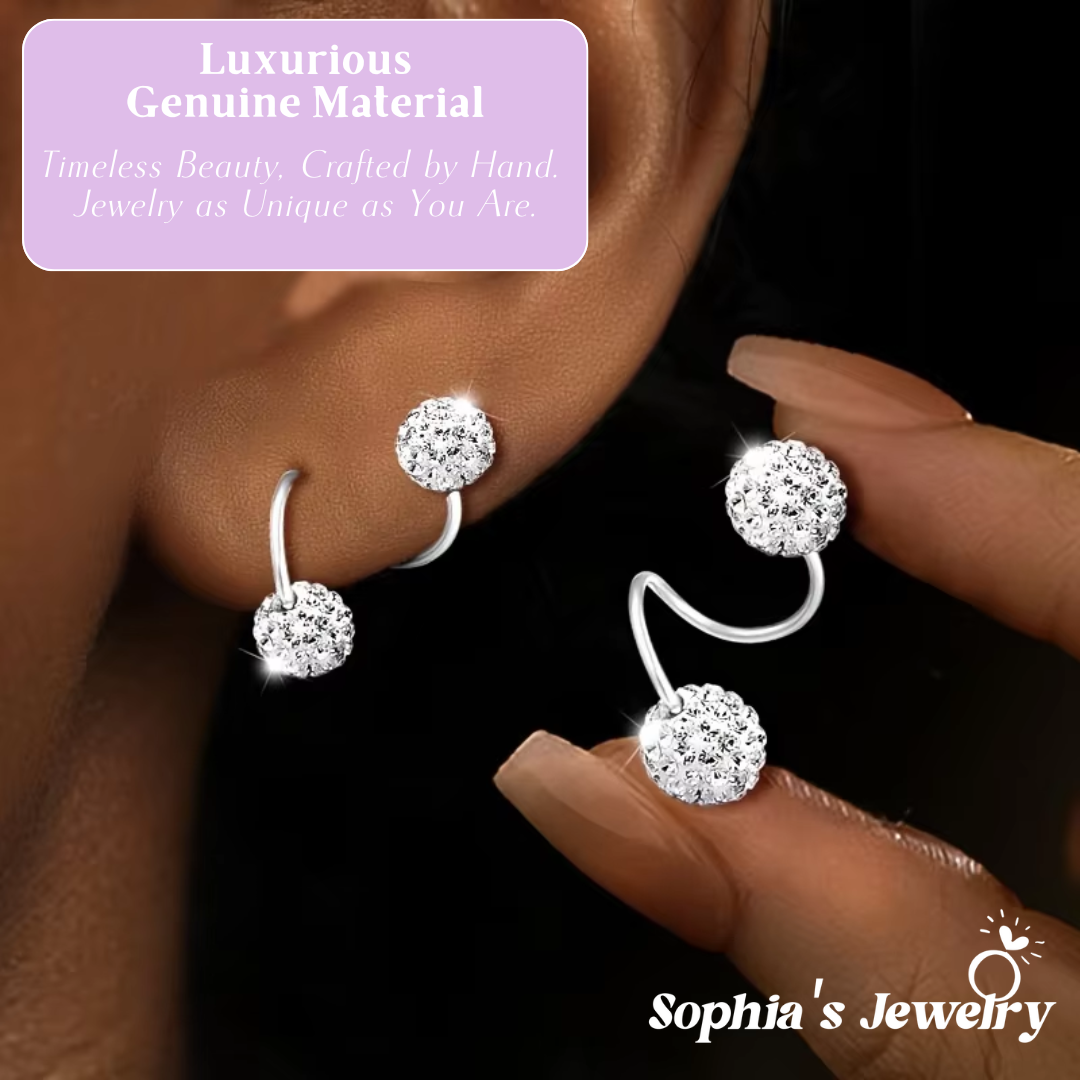 Luna | Sleek Swirl | Silver Earrings