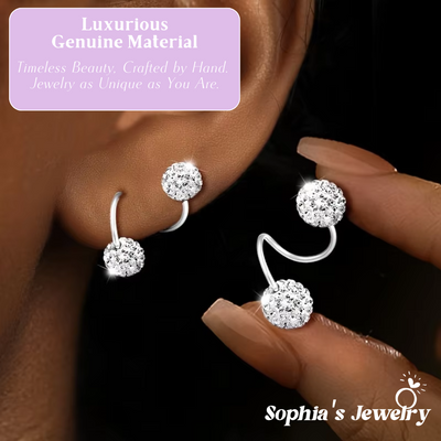 Luna | Sleek Swirl | Silver Earrings