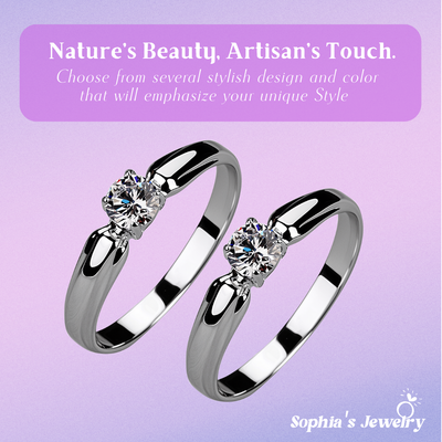 Novi | Timeless Elegance with Pure Brilliance | Silver Ring