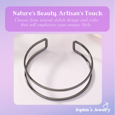 Josephine | Elegant Gleam | Silver Arm Cuff