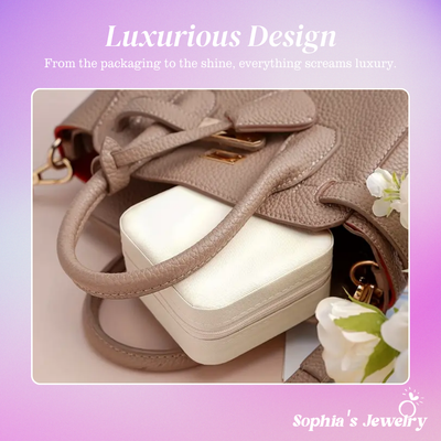 Seraphina | Velvet Elegance | Travel Jewelry Box