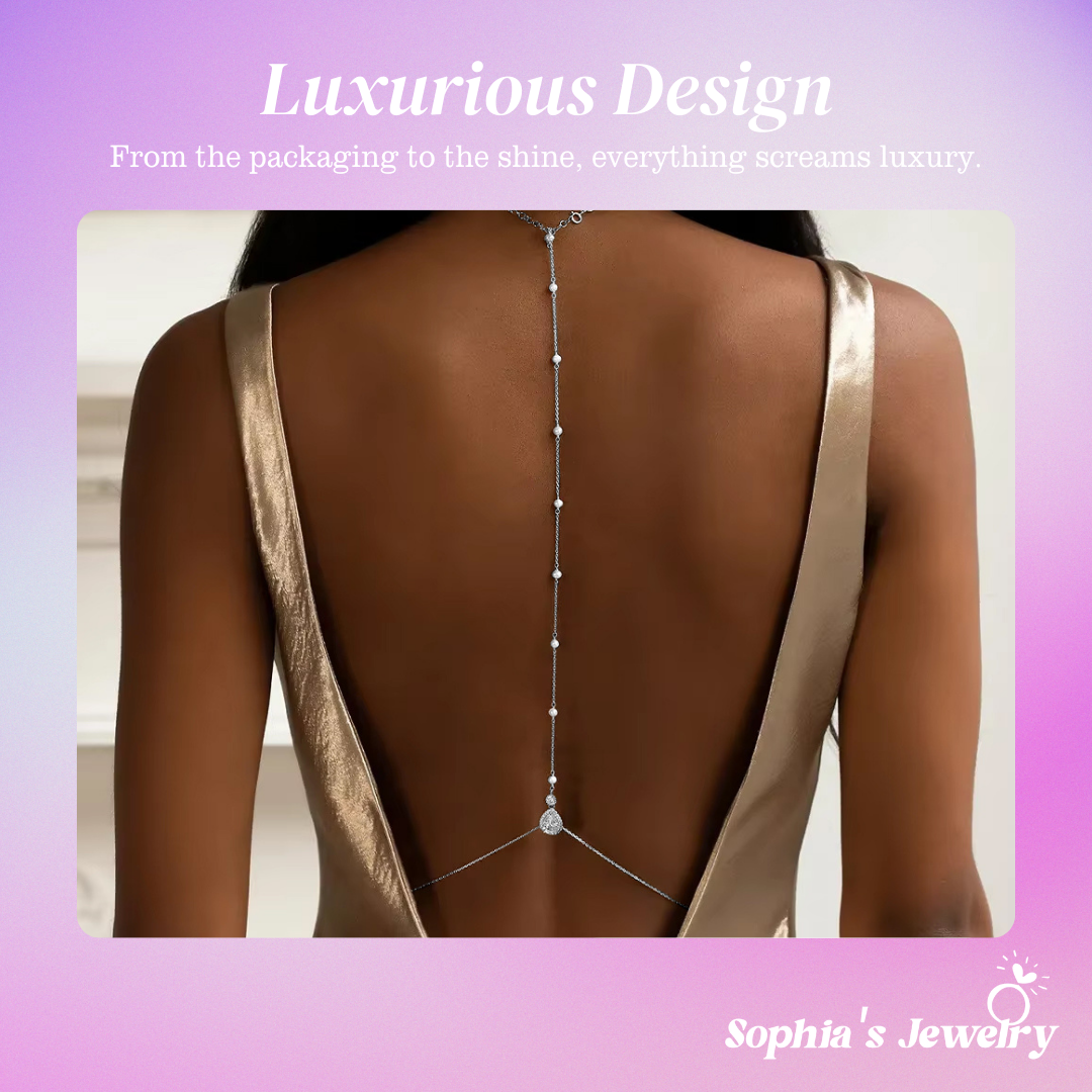 Julia | Timeless Glam | Silver Body Chain