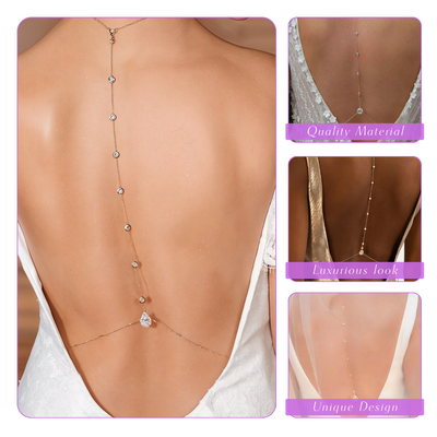 Julia | Timeless Glam | Silver Body Chain