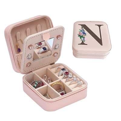 Celestia | Luxe Organizer | Jewelry Storage Box with Mirror