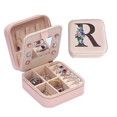 Celestia | Luxe Organizer | Jewelry Storage Box with Mirror