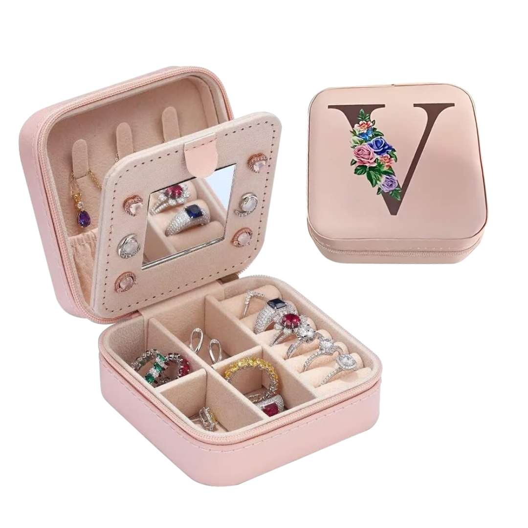 Celestia | Luxe Organizer | Jewelry Storage Box with Mirror