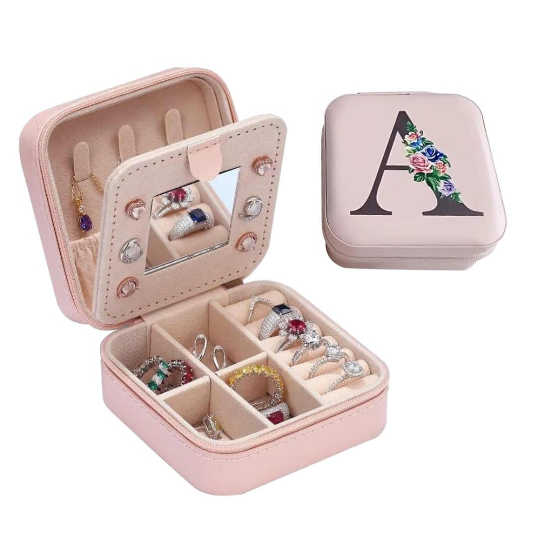 Celestia | Luxe Organizer | Jewelry Storage Box with Mirror