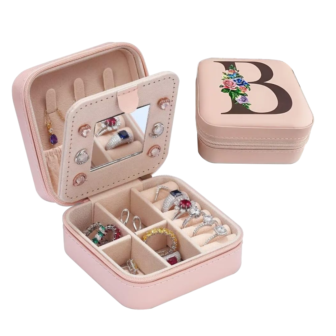 Celestia | Luxe Organizer | Jewelry Storage Box with Mirror