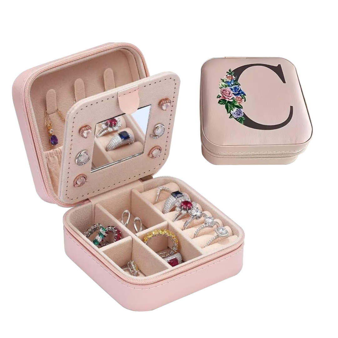 Celestia | Luxe Organizer | Jewelry Storage Box with Mirror