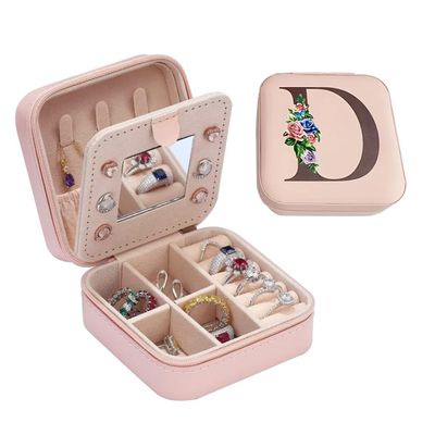 Celestia | Luxe Organizer | Jewelry Storage Box with Mirror