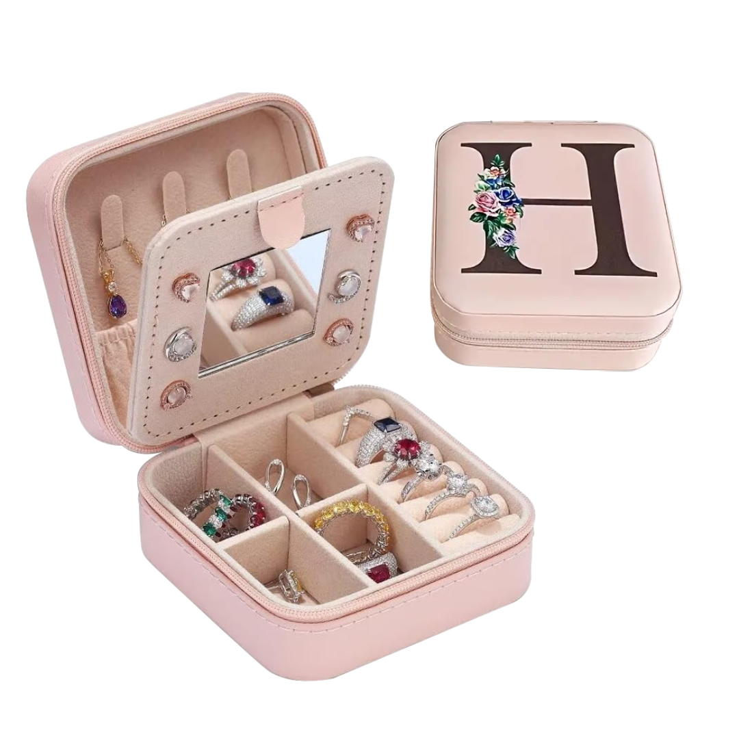 Celestia | Luxe Organizer | Jewelry Storage Box with Mirror