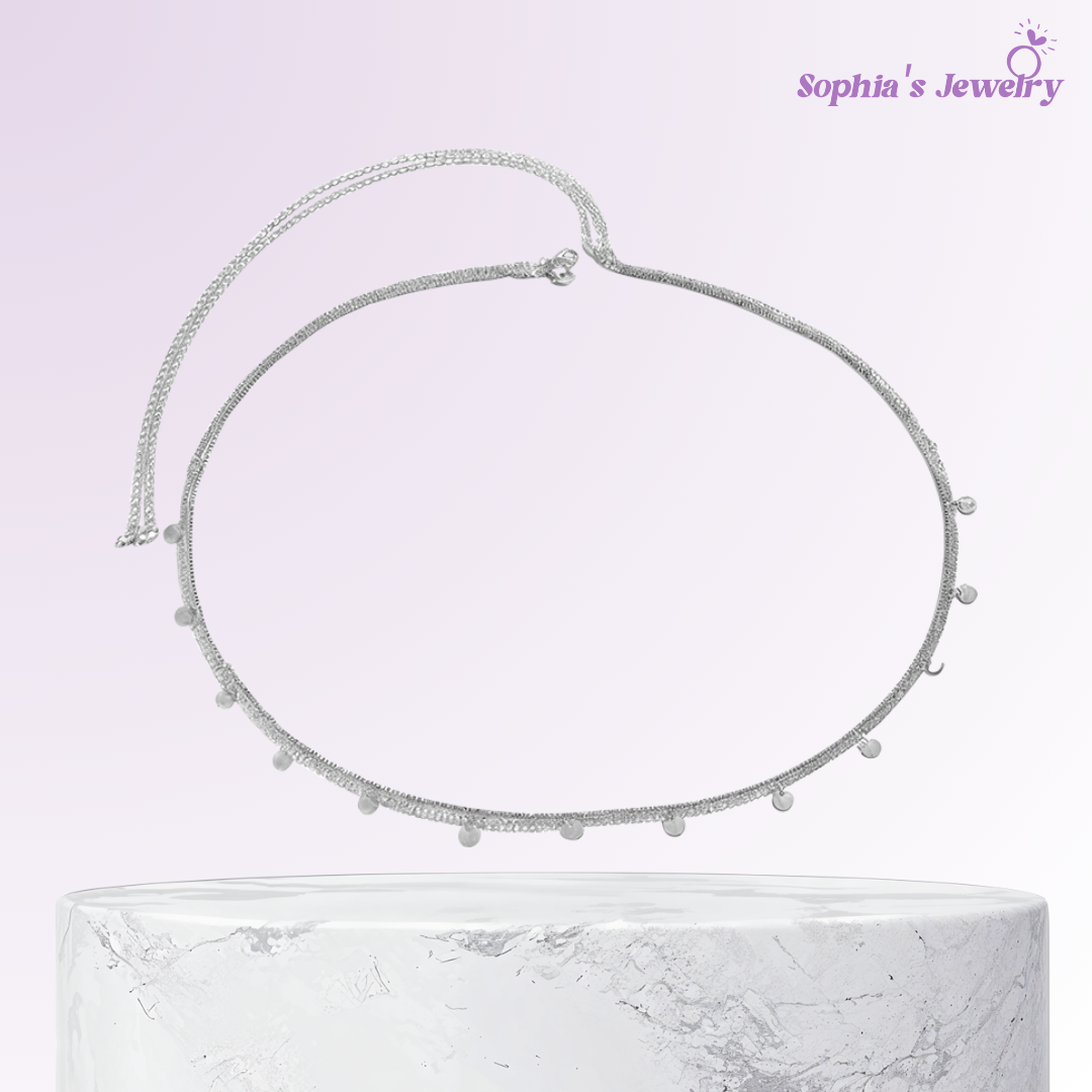 Natalie | Effortless Glam | Silver Body Chain