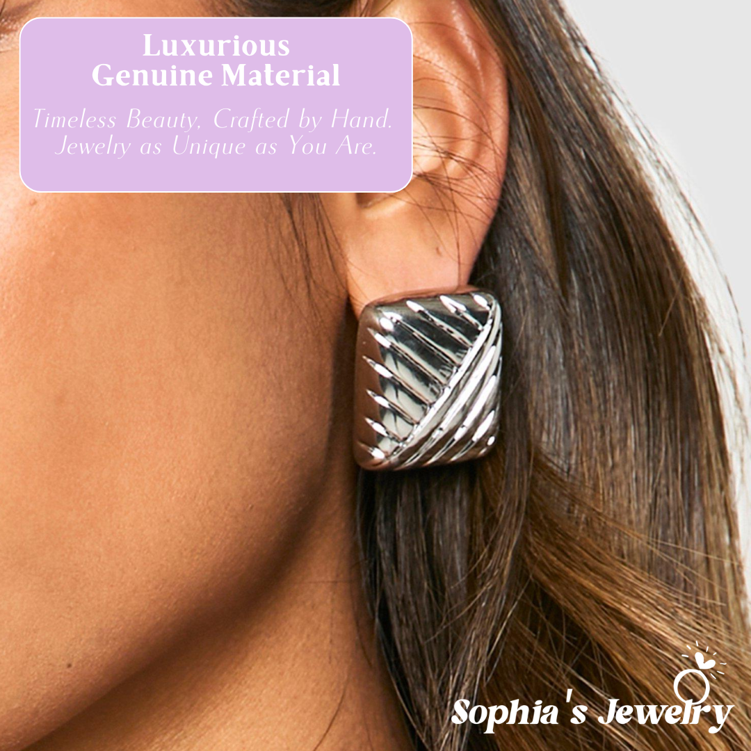 Lina | Everyday Shine Stud | Silver Earrings