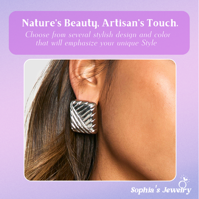 Lina | Everyday Shine Stud | Silver Earrings