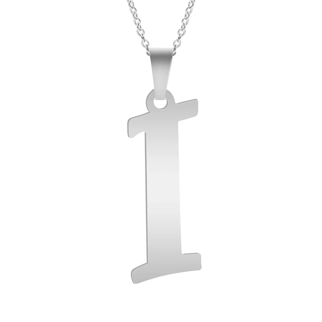 Nova | Your Letter, Your Shine | Silver Necklace