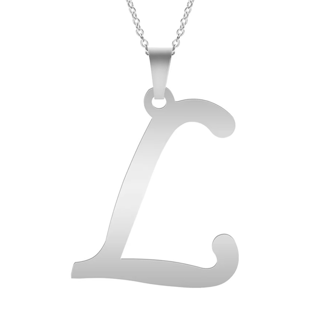 Nova | Your Letter, Your Shine | Silver Necklace