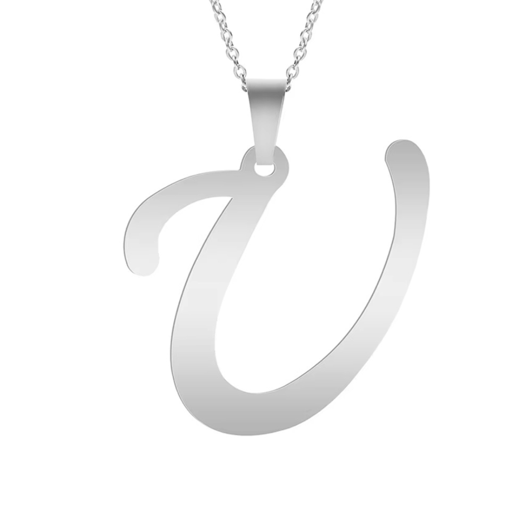 Nova | Your Letter, Your Shine | Silver Necklace