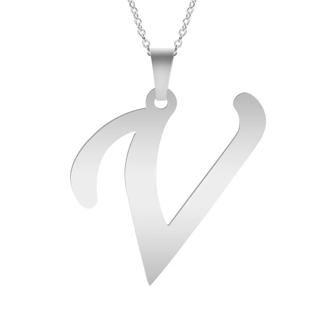 Nova | Your Letter, Your Shine | Silver Necklace
