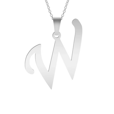 Nova | Your Letter, Your Shine | Silver Necklace