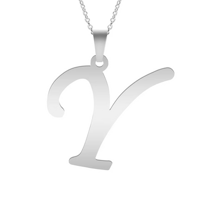 Nova | Your Letter, Your Shine | Silver Necklace