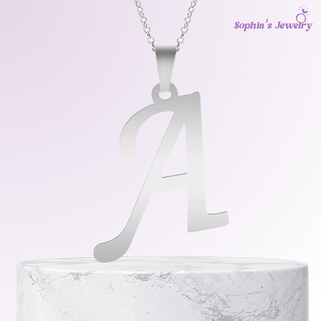 Nova | Your Letter, Your Shine | Silver Necklace
