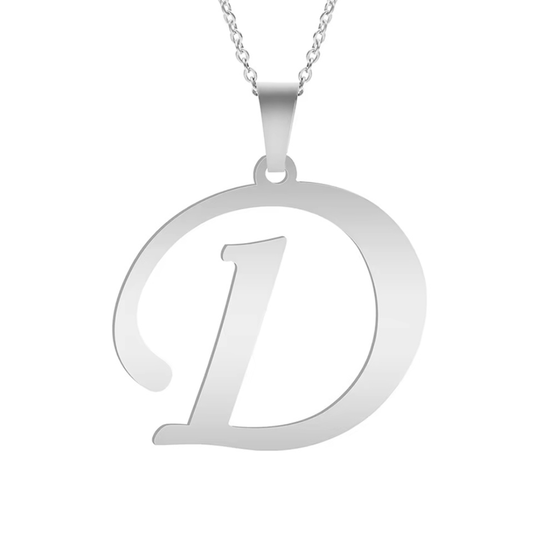 Nova | Your Letter, Your Shine | Silver Necklace