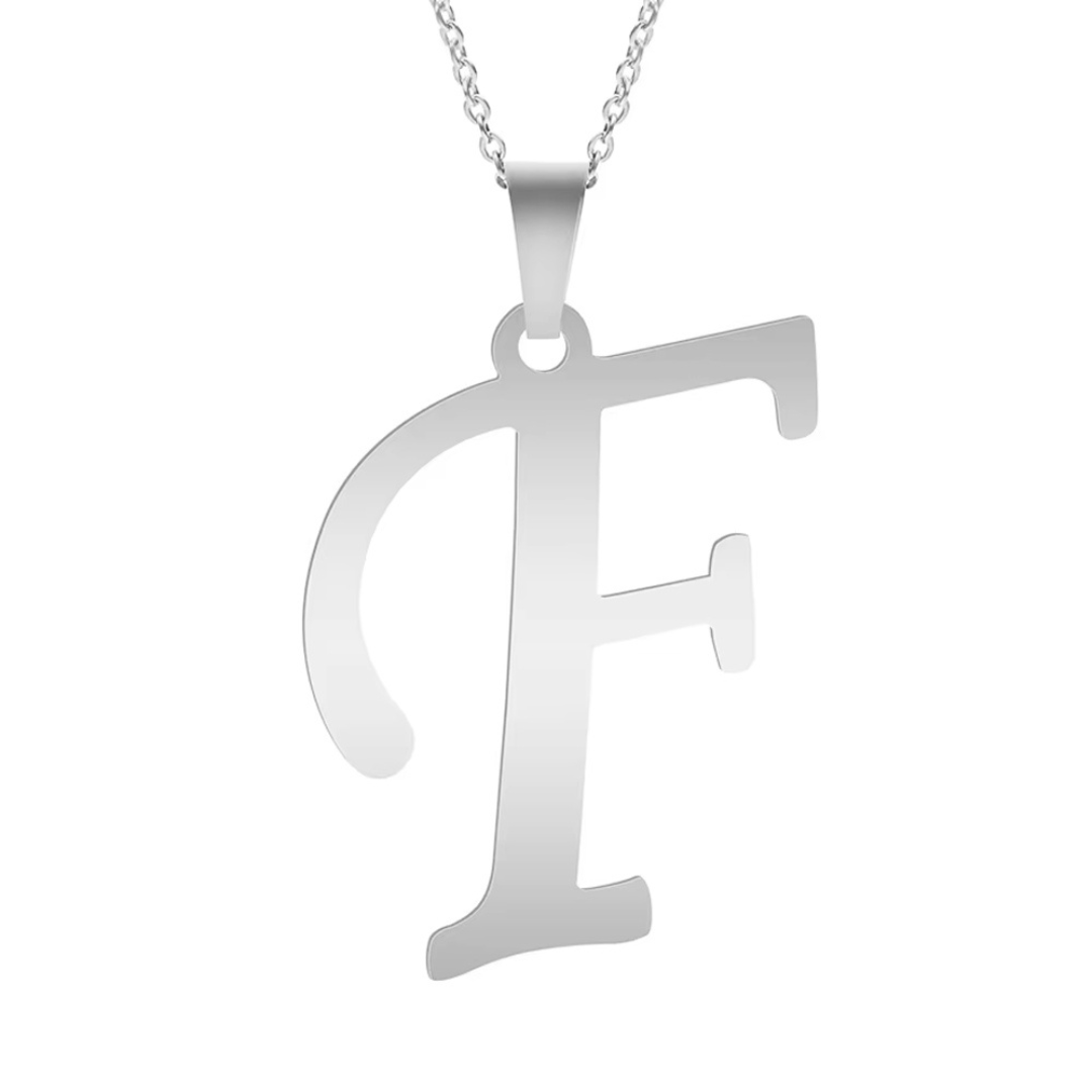Nova | Your Letter, Your Shine | Silver Necklace