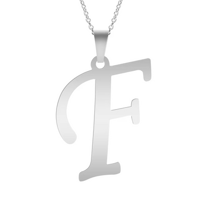 Nova | Your Letter, Your Shine | Silver Necklace
