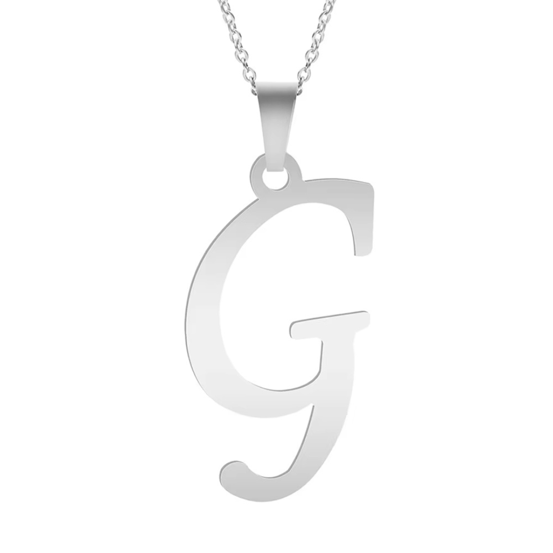 Nova | Your Letter, Your Shine | Silver Necklace