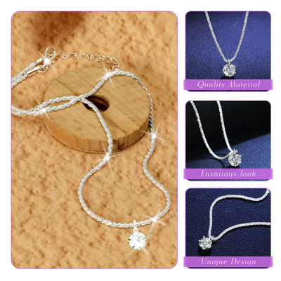 Celeste | Vintage Spark | Silver Necklace