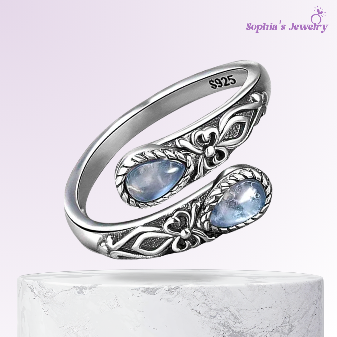 Celina | Moonlit Charm | Silver Ring